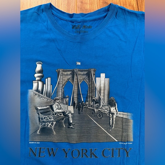 Brooklyn Bridge New York City Large T Shirt - Picture 2 of 5